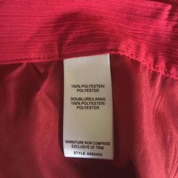 Jacob red ruffle tiered midi skirt - Picture 3 of 6